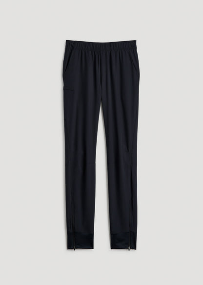 Featherweight Perforated Training Jogger for Tall Men in Black
