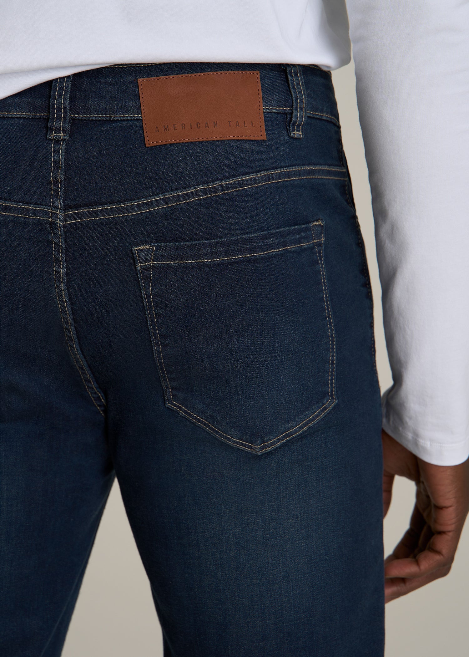 J1 STRAIGHT LEG Jeans for Tall Men in Blue Steel