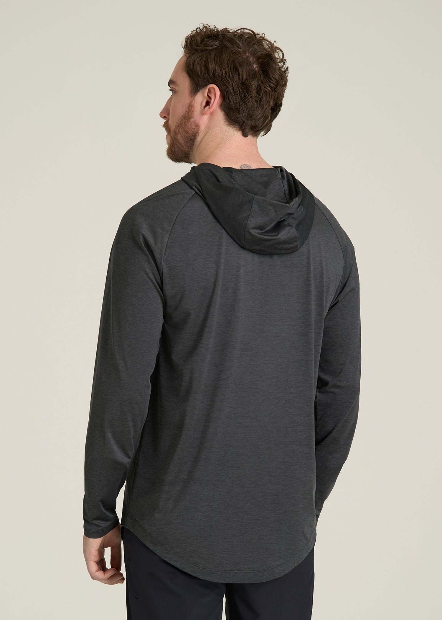 A.T. Performance Training Hoodie for Tall Men in Graffiti Space Dye