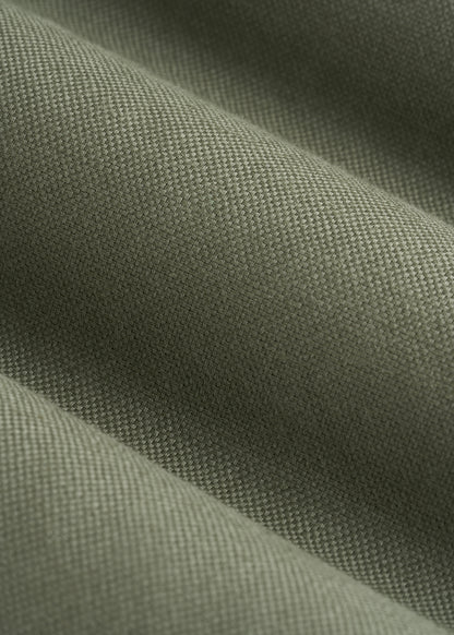 Stretch Cotton Linen Blend Blazer for Tall Men in Olive
